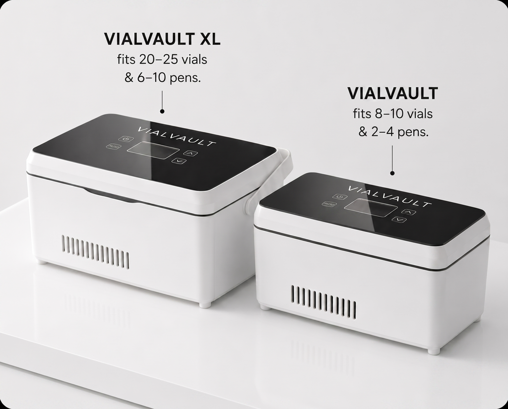 VIALVAULT and VIALVAULT XL size comparison